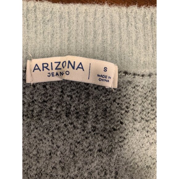 Arizona Jeans Co. Plaid Y2K Cropped Button Up Sweater Size S - Picture 4 of 8